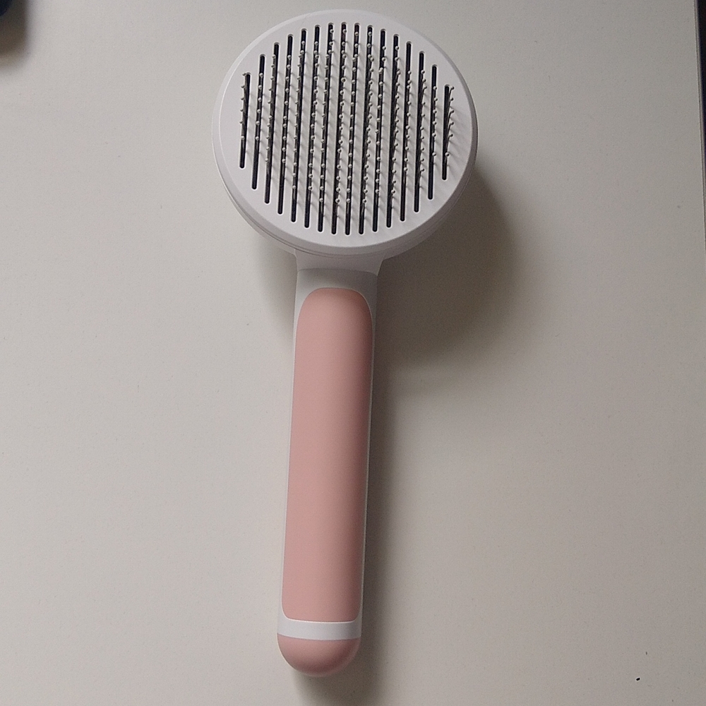 SimpleDot Self Cleaning Slicker Brush for Dogs and Cats
